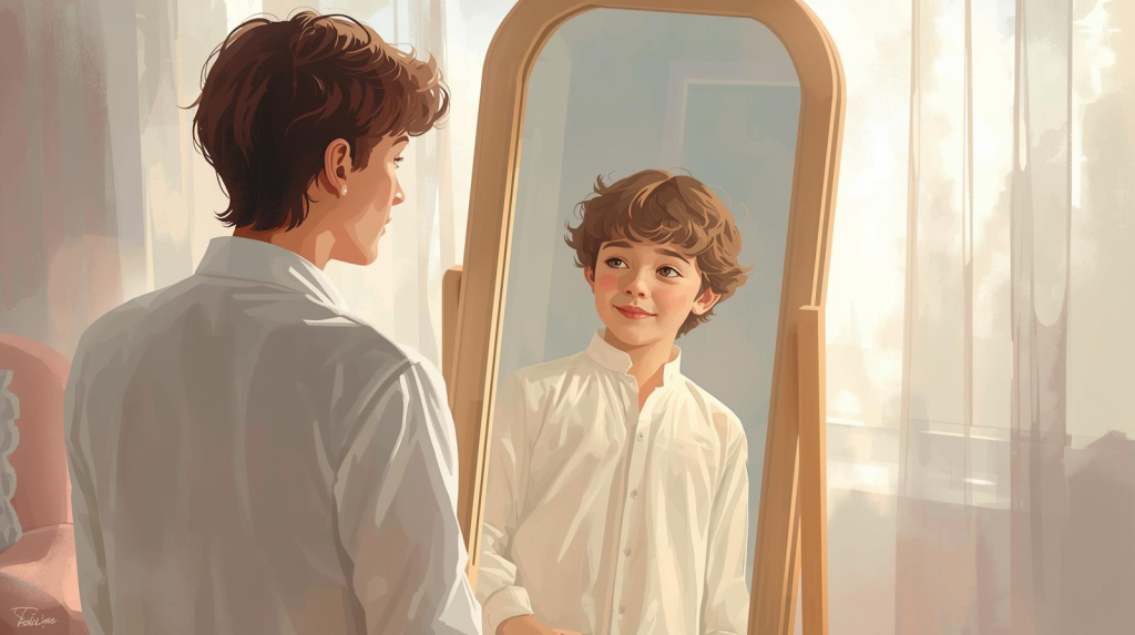 soigner-enfant-intérieur-reflet